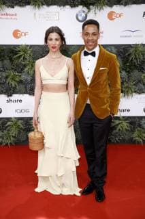 Aylin Tezel und Jerry Hoffmann bei der Verleihung des Deutschen Filmpreises 2019 in der Messe Berlin. Berlin, 03.05.2019