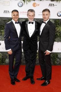 Kostja Ullmann, Ulrich Matthes und Jannik Schümann bei der Verleihung des Deutschen Filmpreises 2019 in der Messe Berlin. Berlin, 03.05.2019