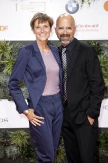 Christoph Maria Herbst mit Ehefrau Gisi Herbst bei der Verleihung des Deutschen Filmpreises 2019 in der Messe Berlin. Berlin, 03.05.2019