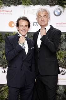 Hans-Werner Meyer und Dominic Raacke bei der Verleihung des Deutschen Filmpreises 2019 in der Messe Berlin. Berlin, 03.05.2019