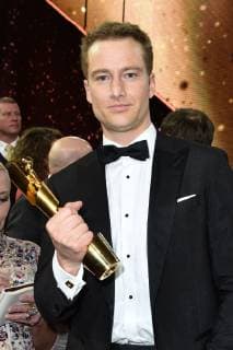 Alexander Fehling, der Schauspieler und Preisträger auf der Bühne bei der Verleihung Deutscher Filmpreis am 3.05.2019 in Berlin Deutscher Filmpreis 2019 in Berlin - Party