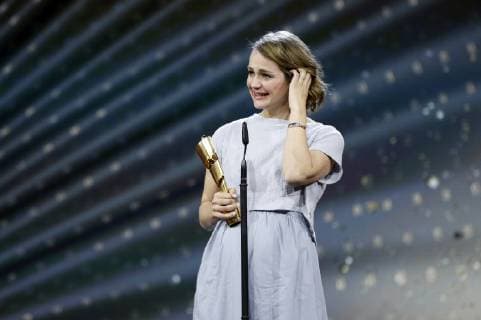 Luise Heyer bei der Verleihung des Deutschen Filmpreises 2019 in der Messe Berlin. Berlin, 03.05.2019