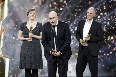 Hochzeitskapelle bei der Verleihung des Deutschen Filmpreises 2019 in der Messe Berlin. Berlin, 03.05.2019