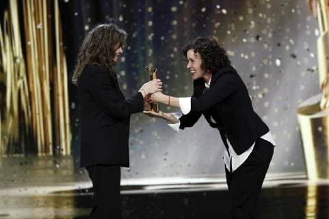 Laila Stieler und Maria Schrader bei der Verleihung des Deutschen Filmpreises 2019 in der Messe Berlin. Berlin, 03.05.2019