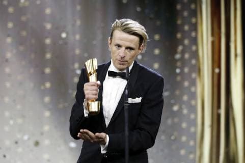 Alexander Scheer bei der Verleihung des Deutschen Filmpreises 2019 in der Messe Berlin. Berlin, 03.05.2019