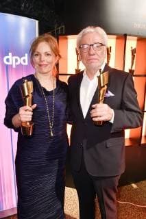Anne Fabini und Hans Robert Eisenhauer bei der Aftershow Party des Deutschen Filmpreises 2019 im Palais am Funkturm in der Messe Berlin. Berlin, 03.05.2019