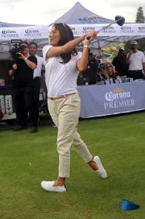 BURBANK, CA - MAY 6: Eva Longoria at the George Lopez Foundation Celebrity Golf Classic at the Lakeside Country Club in Burbank, California on May 6, 2019. Copyright: xDavidxEdwardsx