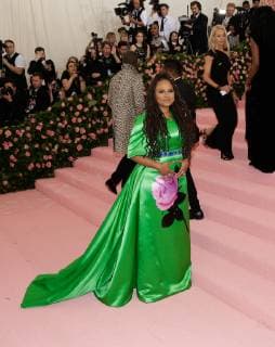 Ava DuVernay arrives on the red carpet at The Metropolitan Museum of Art s Costume Institute Benefit Camp: Notes on Fashion at Metropolitan Museum of Art in New York City on May 6, 2019.  NYP20190506257 JOHNxANGELILLO
