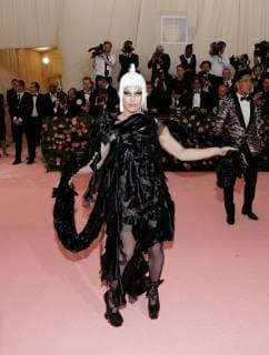 Aquaria arrives on the red carpet at The Metropolitan Museum of Art s Costume Institute Benefit Camp: Notes on Fashion at Metropolitan Museum of Art in New York City on May 6, 2019.  NYP20190506249 JOHNxANGELILLO