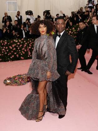Megalyn Echikunwoke and Chris Rock arrive on the red carpet at The Metropolitan Museum of Art s Costume Institute Benefit Camp: Notes on Fashion at Metropolitan Museum of Art in New York City on May 6, 2019.  NYP20190506272 JOHNxANGELILLO