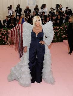 Kris Jenner arrives on the red carpet at The Metropolitan Museum of Art s Costume Institute Benefit Camp: Notes on Fashion at Metropolitan Museum of Art in New York City on May 6, 2019.  NYP20190506267 JOHNxANGELILLO