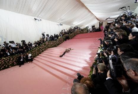 Lady Gaga arrives on the red carpet at The Metropolitan Museum of Art s Costume Institute Benefit Camp: Notes on Fashion at Metropolitan Museum of Art in New York City on May 6, 2019.  NYP2019050509 JOHNxANGELILLO
