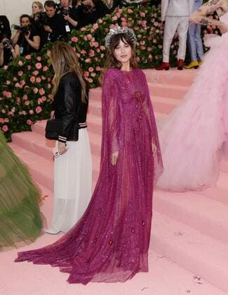 Dakota Johnson arrives on the red carpet at The Metropolitan Museum of Art s Costume Institute Benefit Camp: Notes on Fashion at Metropolitan Museum of Art in New York City on May 6, 2019.  NYP20190506382 JOHNxANGELILLO