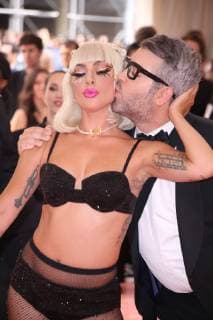 May 6, 2019 - New York, New York, U.S. - LADY GAGA, BRANDON MAXWELL at the Met Museum Costume Institute Benefit, Celebrating the exhibition Camp:Notes on Fashion ,.The Metropolitan Museum of Art, NYC.May 6, 2019.Photos by , Photos Inc. New York U.S. - ZUMAms4_ 20190506_zaf_ms4_037 Copyright: xSoniaxMoskowitzx