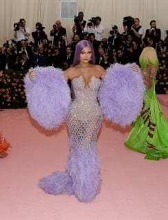 Kylie Jenner arrives on the red carpet at The Metropolitan Museum of Art s Costume Institute Benefit Camp: Notes on Fashion at Metropolitan Museum of Art in New York City on May 6, 2019.  NYP20190506377 JOHNxANGELILLO