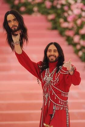 NEW YORK, NEW YORK - MAY 06: Jared Leto at The 2019 Met Gala Celebrating Camp: Notes on Fashion at Metropolitan Museum of Art on May 06, 2019 in New York City. Copyright: xJohnxPalmerx