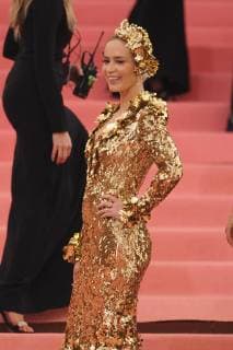 NEW YORK, NEW YORK - MAY 06: Emily Blunt at The 2019 Met Gala Celebrating Camp: Notes on Fashion at Metropolitan Museum of Art on May 06, 2019 in New York City. Copyright: xJohnxPalmerx