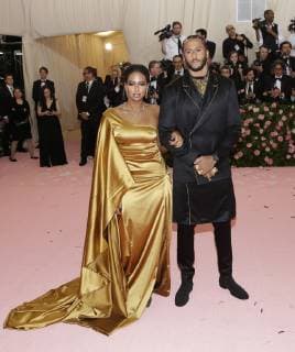 Colin Kaepernick and Nessa arrive on the red carpet at The Metropolitan Museum of Art s Costume Institute Benefit Camp: Notes on Fashion at Metropolitan Museum of Art in New York City on May 6, 2019.  NYP2019050928 JOHNxANGELILLO
