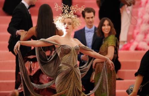 NEW YORK, NY - MAY 06: Julia Garner at The 2019 Met Gala Celebrating Camp: Notes on Fashion at Metropolitan Museum of Art on May 06, 2019 in New York City. Copyright: xJohnxPalmerx