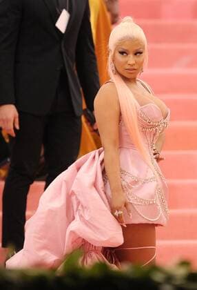 NEW YORK, NY - MAY 06: Nicki Minaj at The 2019 Met Gala Celebrating Camp: Notes on Fashion at Metropolitan Museum of Art on May 06, 2019 in New York City. Copyright: xJohnxPalmerx