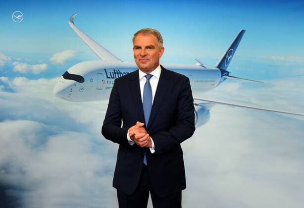 Deutschland, Bonn, 07.05.2019 Carsten Spohr, Vorstandsvorsitzender der deutschen Lufthansa AG, vor der Hauptversammlung Hauptversammlung der Deutschen Lufthansa AG