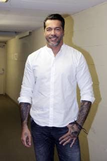 Aurelio Savina bei der Aufzeichnung der MyTVplus Show Music Match im Gläsernen Studio im ElbePark. Dresden, 08.05.2019