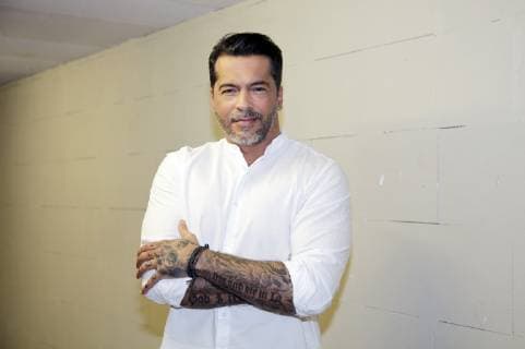 Aurelio Savina bei der Aufzeichnung der MyTVplus Show Music Match im Gläsernen Studio im ElbePark. Dresden, 08.05.2019