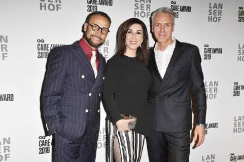 Alexander-Klaus Stecher, Judith Williams und Tom Junkersdorf bei der Verleihung des GQ Care Award 2019 in der 20Â° Restobar. Düsseldorf, 08.05.2019