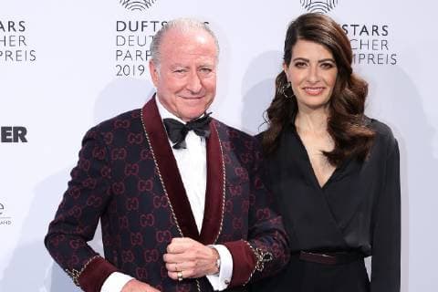 Alberto Morillas und Linda Zervakis bei der Verleihung Deutscher Parfumpreis - Duftstars 2019 am 9.05.2019 in Düsseldorf Deutscher Parfumpreis Duftstars 2019 in Düsseldorf