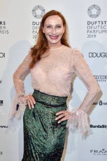 Andrea Sawatzki bei der 27. Verleihung des Deutschen Parfumpreises Duftstars 2019 auf der Rheinterrasse Düsseldorf. Düsseldorf, 09.05.2019