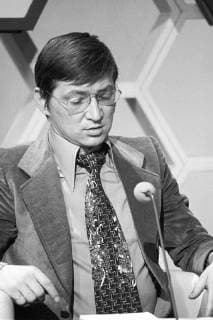 DALLI DALLI Rainer Werner Fassbinder in der Quizshow Dalli Dalli , 70er., Copyright: ArthurxGrimm UnitedArchives00661286