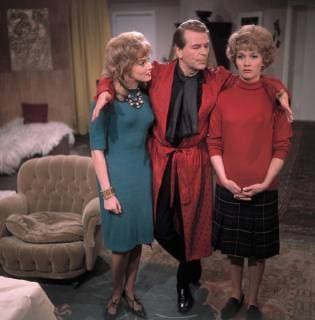 FRÜHSTÜCK IM DOPPELBETT D 1963 - Axel von Ambesser ANN SMYRNER (Claudia Westorp), O.W. FISCHER (Henry Clausen) und LISELOTTE PULVER (Liane Clausen) Film, Fernsehen, Komödie, 60er, Deutschland 1963 Copyright: ArthurxGrimm UnitedArchives00666245