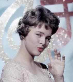 CORNELIA (CONNY) FROBOESS, Studioaufnahme, 1959., *** CORNELIA CONNY FROBOESS Studio recording 1959 Copyright: ArthurxGrimm UnitedArchives00667008