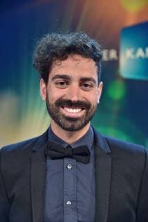 Kameramann Christopher Aoun, Preisträger in der Kategorie Kamera Spielfilm für Capernaum bei der Preisverleihung des 29. Deutschen Kamerapreises. Hier werden Kameraleute und Editoren für ihre herausragende Leistung ausgezeichnet.