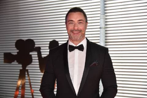 Moderator Marco Schreyl bei der Preisverleihung des 29. Deutschen Kamerapreises. Hier werden Kameraleute und Editoren für ihre herausragende Leistung ausgezeichnet.