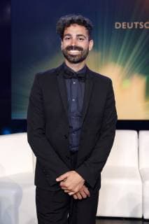Christopher Aoun, Preisträger in der Kategorie Kamera Spielfilm für Capernaum , bei der Verleihung des 29. Deutscher Kamerapreises im Theater im Tanzbrunnen. Köln, 10.05.2019