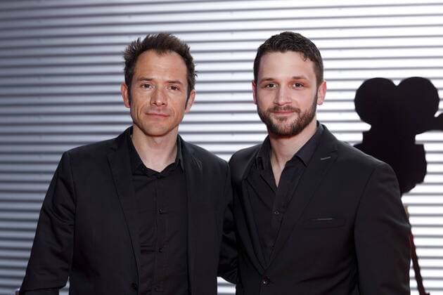 Joris Gratwohl und Arne Rudolf bei der Verleihung des 29. Deutscher Kamerapreises im Theater im Tanzbrunnen. Köln, 10.05.2019