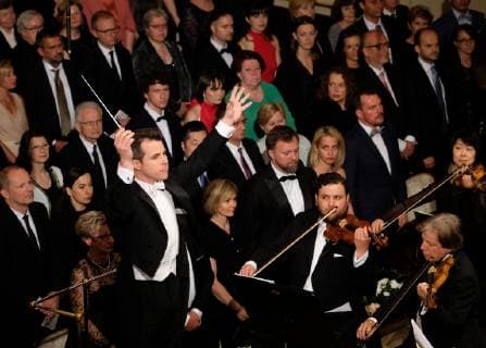 The 74th Prague Spring international music festival started with Bedrich Smetana s Ma vlast (My Country) cycle performed by the German Bamberger Symphoniker (Bamberg Symphony) under the baton of Jakub Hrusa (pictured), on May 12, 2019, in Prague, Czech Republic. (CTKxPhoto MichalxKrumphanzl) CTKPhotoP201905120609201  kru 2