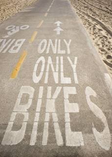 Bike Lane Bike Lane,Los Angeles, California, United States of America  48787