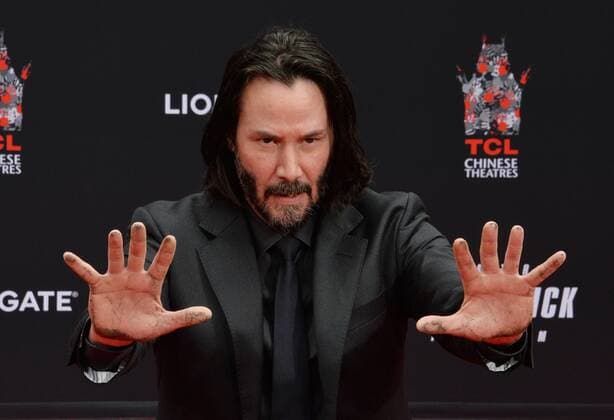Entertainment Themen der Woche KW20 Entertainment Bilder des Tages Actor Keanu Reeves participates in a hand and footprint ceremony immortalizing him in the forecourt of the TCL Chinese Theatre (formerly Grauman s) in the Hollywood section of Los Angeles on May 14, 2019.  LAP2019051405 JIMxRUYMEN