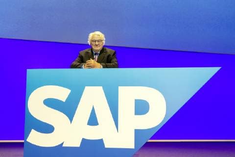 DEU, Deutschland, Mannheim Waldorf, 15.05.2019 - Hasso Plattner, Vorsitzender des Aufsichtsrats der SAP SE,. Ordentliche Hauptversammlung 2019 der SAP SE in der SAP Arena Mannheim. *** DEU, Germany, Mannheim Waldorf, 15 05 2019 Hasso Plattner, Chairman of the Supervisory Board of SAP SE, SAP SE Annual General Meeting 2019 in the SAP Arena Mannheim
