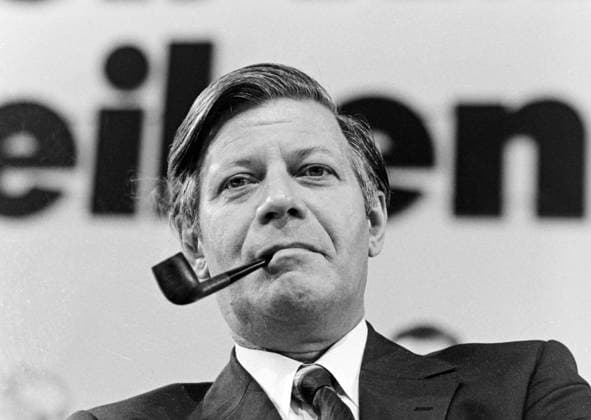 Deutsche Politker 1972 SPD Helmut Schmidt , ehemaliger Kanzler der Bundesrepublik Deutschland, *** German politician 1972 SPD Helmut Schmidt , former Chancellor of the Federal Republic of Germany,