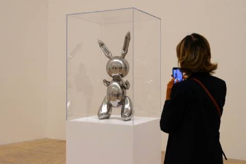 May 16, 2019 - EUM20190516CUL12.JPG .CIUDAD DE MEXICO. ExpositionExposicion-Apariencia desnuda.- 16 de mayo de 2019. El artista Jeff Koons presenta la exposicion Apariencia desnuda en el Museo Jumex, conformada por 80 obras de 30 colecciones, incluyendo piezas de Marcel Duchamp. La muestra permanecera abierta al publico del 19 de mayo al 29 de septiembre de 2019. Foto: Agencia EL UNIVERSALAdriana HernandezEELG Copyright: xElxUniversalx