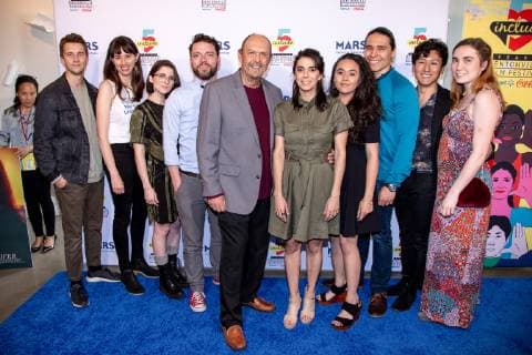 May 11, 2019 - Bentonville, Arkansas, USA - May 11, 2019: Cast and crew of ONCE UPON A RIVER, SAM STRALEY, CHARLOTTE HORNSBY, AMY FRAZZINI, EVAN LINDER, JOHN ASHTON, HAROULA ROSE (director), KENADI DELACERNA, AJUAWAK KAPASHESIT, ROBIN LEE and MEG SKYE, during the blue carpet event before the Bentonville Film Festival Awards at the 21c Museum Hotel, Bentonville, Arkansas, USA. Bentonville USA - ZUMAs199 20190511_znp_s199_033 Copyright: xBrentxSoulex