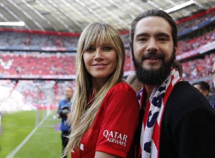 Heidi Klum und Tom Kaulitz in der Allianz Arena Heidi Klum und Tom Kaulitz in der Allianz Arena, München Bayern Deutschland Allianz Arena