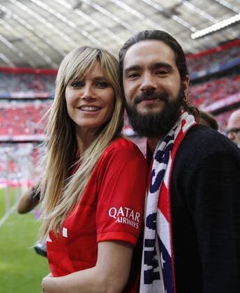 Heidi Klum und Tom Kaulitz in der Allianz Arena Heidi Klum und Tom Kaulitz in der Allianz Arena, München Bayern Deutschland Allianz Arena