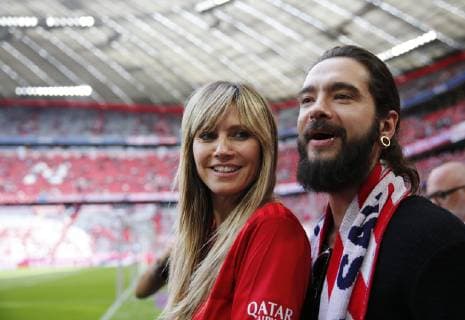 Heidi Klum und Tom Kaulitz in der Allianz Arena Heidi Klum und Tom Kaulitz in der Allianz Arena, München Bayern Deutschland Allianz Arena
