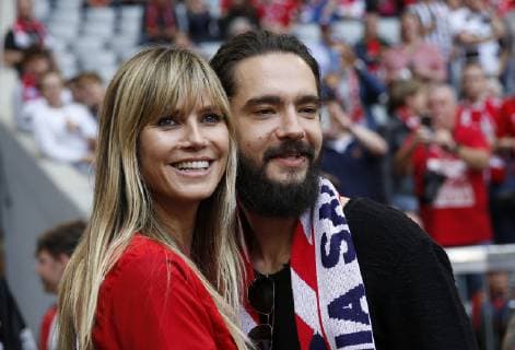 Heidi Klum und Tom Kaulitz in der Allianz Arena Heidi Klum und Tom Kaulitz in der Allianz Arena, München Bayern Deutschland Allianz Arena