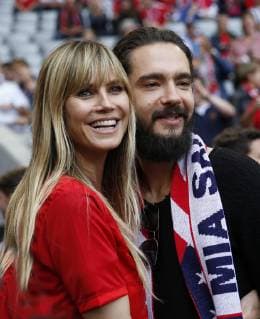 Heidi Klum und Tom Kaulitz in der Allianz Arena Heidi Klum und Tom Kaulitz in der Allianz Arena, München Bayern Deutschland Allianz Arena