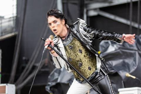 May 19, 2019 - Columbus, Ohio, U.S - LUKE SPILLER of The Struts during the Sonic Temple Music Festival at the MAPFRE Stadium in Columbus, Ohio Columbus U.S. - ZUMAs135 20190519_zap_s135_069 Copyright: xDanielxDeSloverx